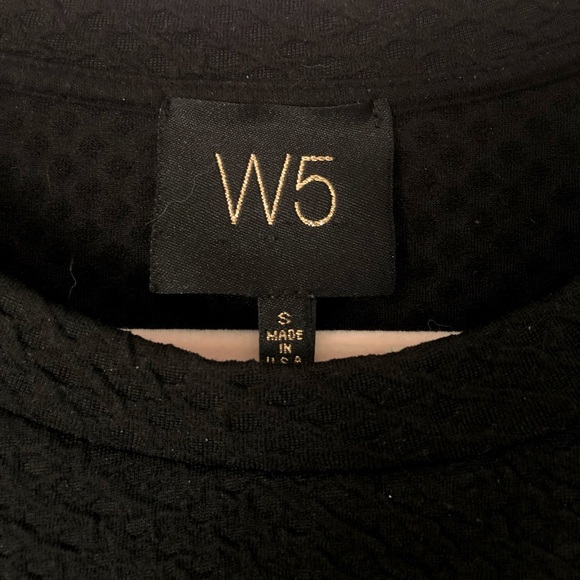 W5 Black And White Blouse - Picture 4 of 4